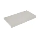 Подоконник Crystallit ПВХ 1300x350мм матовый серый мрамор