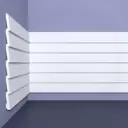 Панель 3D Bello Deco СП 05/2 белый 2000x200мм 0.4м²