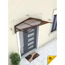 Козырек Goodex Abriola Duo+ 172x55.5x80см коричневый