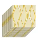 Комплект панелей ПВХ Lako decor Барокко Кувшинки 700x700мм 9.8м² 20шт