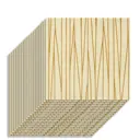 Комплект панелей ПВХ Lako decor Барокко Тростник 700x700мм 9.8м² 20шт