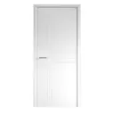 Дверь межкомнатная Dorica Модерн-12 глухая 70x200см эмаль цвет белый с магнитной защелкой и без петель
