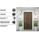 Козырек Artcore YS100BLP 80x37x115см синий/прозрачный