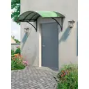 Козырек Laksi 165x80x104см черный/зеленый