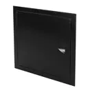 Люк ревизионный стальной Эвент ГК 15x15 черный матовый (RAL 9005)