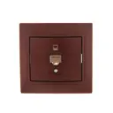 Розетка RJ45 встраиваемая Lezard MIRA 701-0601-139, цвет вишня