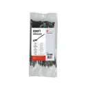 Хомуты кабельные Экопласт 2.5x150 мм цвет черный 1 упаковка 100 шт.