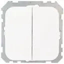 Выключатель встраиваемый Bylectrica Гармония С56-476 2 клавиши цвет белый