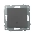 Переключатель проходной встраиваемый Ovivo M+K Loft 600-000211-209 1 клавиша цвет дымчатый