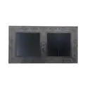 Рамка для розеток и выключателей Ovivo Loft orient 2 поста цвет черный