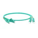 Патч-корд Hyperline волоконно-оптический MM 50/125(OM3) Hyperline LC-LC duplex 10G/40G LSZH 15 м