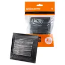 Выключатель перекрестный встраиваемый Tdm electric Лама SQ1815-0629 1 клавиша цвет серый