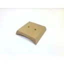 Накладка для розеток и выключателей Cleverwood Прямой угол D240 мм 1 пост цвет бук