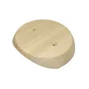 Накладка для розеток и выключателей Cleverwood Свет D260 мм 1 пост круг цвет бук