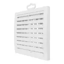 Решетка вентиляционная с сеткой Era RR 150x150 мм пластик цвет белый