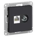 Розетка ТВ Schneider Electric Atlas ATN001089 RJ45 цвет карбон
