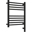 Полотенцесушитель электрический Сунержа Богема 3.0 прямая П 400x500 мм 300 Вт с терморегулятором лесенка цвет матовый черный