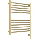 Полотенцесушитель электрический Сунержа Богема 3.0 прямая П 500x600 мм 300 Вт с терморегулятором лесенка цвет матовая шампань