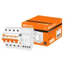 Дифференциальный автомат Tdm electric АД14 4P C16 А 100 мА 4.5 кА C SQ0204-0031