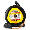 Удлинитель на катушке Stekker Standart STD02-11-30 1 розетка с заземлением 3x1 мм 30 м 1320 Вт цвет оранжевый/черный