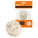 Выключатель поворотный проходной накладной Tdm electric Виви SQ1820-1305 1 клавиша цвет бежевый