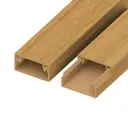Кабель-канал Agis profile 20x10 мм 200 см цвет сосна 3 d 5 шт. в упаковке