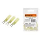 Наконечник вилочный Tdm electric НВИ-Т 6.0-4 мм цвет желтый 100 шт.