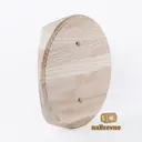 Накладка круглая KR3 D130 мм на бревно и блокхаус 200 мм ясень