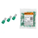 Наконечник-гильза Tdm electric Е16-12 16 мм с изолированным фланцем 100 шт.