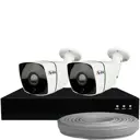 Комплект видеонаблюдения IP 8 Мп Ps-Link KIT-C802IP-POE 2 камеры для улицы
