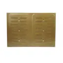 Решетка вентиляционная Трибатрон 240x340 мм сталь с покрытием цвет бронзовый металлик