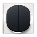 Выключатель встраиваемый Aling-conel Eon E606.E1 1 клавиша цвет черный