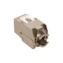 Модуль Keystone Teracom Pro Cat.5E экранированный STP 110 IDC 180 градусов самозажимной цвет серебристый металлик