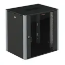 Шкаф телекоммуникационный серверный Sysmatrix WP 6309.910 19" 9U настенный/напольный 350 мм цвет черный