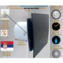 Вентилятор осевой вытяжной Mak trade group A100MX-H + PVC D100 мм 31 дБ 98 м³/ч обратный клапан таймер и датчик влажности цвет черный