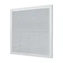 Решетка вентиляционная с сеткой Era 300x300 мм пластик цвет белый