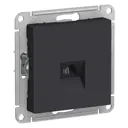 Розетка телефонная встраиваемая Systeme electric AtlasDesign ATN001081 RJ11 цвет карбон