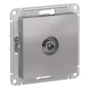 Розетка TV антенна коннектор Schneider Electric AtlasDesign ATN000393 цвет алюминий