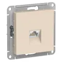 Розетка компьютерная встраиваемая Schneider Electric AtlasDesign ATN000283 RJ45 цвет бежевый