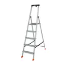 Стремянка алюминиевая Krause Safety 128959, 5 ступеней, максимальная нагрузка 150 кг