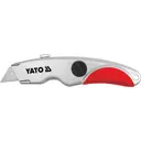Нож строительный Yato YT-7520, с выдвижным трапециевидным лезвием, 33 мм