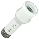 Коронка по керамограниту и камню Diamond Industrial DIDKVP14M14 14 мм