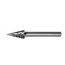 Борфреза по металлу коническая 60° Тип J Tiger Abrasive M1225/6DC 12x25 мм хвостовик 6 мм