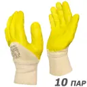 Перчатки хлопчатобумажные Master-Pro Механик-10, размер 10/XL обливные