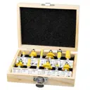 Набор фрез концевых по дереву Kolner KMC 8/12 хвостовик 8 мм, 12 шт.