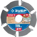 Диск пильный по дереву Зубр 36858-115 6T 115x22.2x2.2 мм