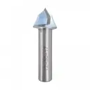 Фреза по дереву пазовая V-образная Delta Tools 06-5108 30x17 мм хвостовик 12 мм