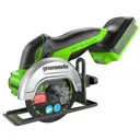 УШМ аккумуляторная бесщеточная Greenworks GD24UCS 24 В Li-Ion 76 мм, без АКБ и ЗУ