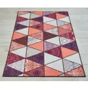 Коврик Розетта Дижитал на хлопковой основе Cleopatra 100x150/600657-1001 треугольники