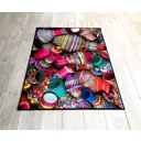 Коврик Розетта Дижитал на хлопковой основе Cleopatra 100x150/601131-1001 кувшины